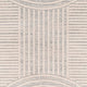 5 x 7 Modern Area Rug Simple Geometric Design Soft Fabric Cream Gray By Casagear Home BM280133