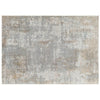 8 x 10 Area Rug Subtle Lined Natural Design Soft Fabric Gray Black By Casagear Home BM280164