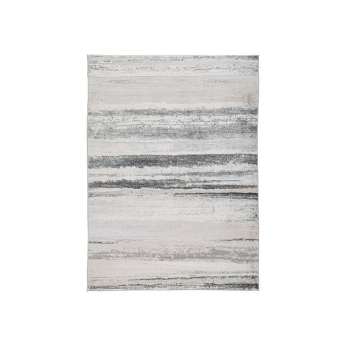 Oxy Area Rug | 5 x 7 | Abstract Modern Design | Gray, Gold