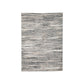 Zeni 5 x 7 Modern Area Rug, Smokey Lined Design, Soft Fabric, Ivory, Beige By Casagear Home