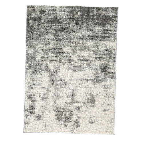 Pax Area Rug | 5 x 7 | Smoky Paint Design | Cream, Gray