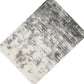 Pax 5 x 7 Modern Area Rug Smoky Paint Design Fabric Medium Cream Gray By Casagear Home BM280243