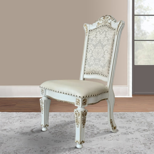 Jess Dining Chair | 27" | Cushion Back | Faux Leather | Set of 2