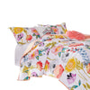 Mavi 5 Piece Reversible Full Quilt Set, Spring Floral Print, Multicolor By Casagear Home