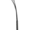 92 Inch Modern Floor Lamp 5 Dome Shades Dimmer Switch Black By Casagear Home BM280498
