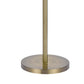 66 Inch Adjustable Arc Floor Lamp Dome Shade Dark Bronze Antique Brass By Casagear Home BM280520