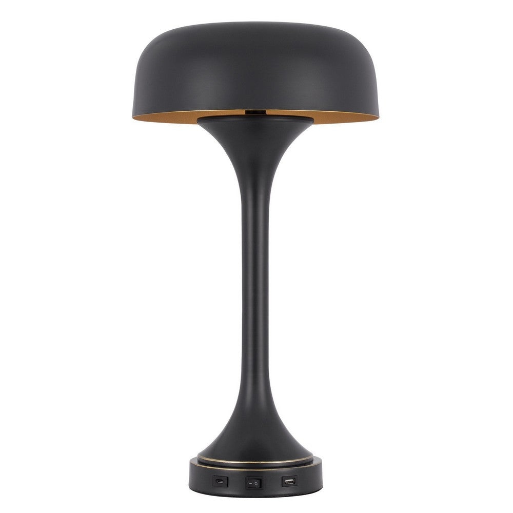 Emma Desk Lamp | 22" | USB + Type C | Dark Bronze