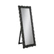 Floor Mirror | 63" | Portrait | Rhinestone Inlay | Cheval | Black