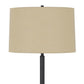 Ava 61 Inch Modern Floor Lamp Glass Tray Table 1 USB Port Dark Bronze By Casagear Home BM282146
