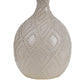 27 Inch Table Lamp Set of 2 Ceramic Base Hardback Fabric Shade Ivory By Casagear Home BM282154