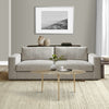 Tia Modern Coffee Table | 40" | Solid Aluminum Frame | Gold