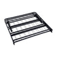 Folding Bed Frame Queen Heavy Gauge Steel Metal Underbed Space Black By Casagear Home BM283031