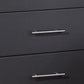 Vin 23 Inch Modern Nightstand 2 Drawers Simple Design Charcoal Gray By Casagear Home BM283226