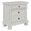 Julia 30 Inch Casual Nightstand, Wood, 2 Drawers, Pull Out Tray, White By Casagear Home