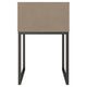 Grace 20 Inch Modern Nightstand Metal Base 1 Drawer Whitewashed Wood By Casagear Home BM283324