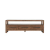 Jax 66 Inch Rustic Wood Entertainment Console 3 Drawers 1 Shelf Brown By Casagear Home BM283462