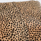 20 x 20 Leather Accent Throw Pillow Leopard Print Beige Black Down Insert By Casagear Home BM283485