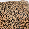 20 x 20 Leather Accent Throw Pillow Leopard Print Beige Black Down Insert By Casagear Home BM283485