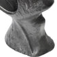 12 Inch Human Face Accent Decor Metal Life Like Appeal Gray By Casagear Home BM283561