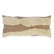 Cotton Accent Throw Pillow | 16 x 36 | Shaggy Textured | Brown