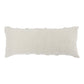 16 x 36 Lumbar Linen Accent Throw Pillow Tufted Diamonds Ivory White By Casagear Home BM283668