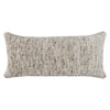 Accent Lumbar Throw Pillow | 16 x 36 | High Low Texture | Woven Fabric | Ivory
