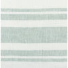 14 x 26 Accent Lumbar Throw Pillow Stripe Design Eucalyptus White Green By Casagear Home BM283688