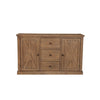Tess 60 Inch Sideboard Buffet Cabinet Console 3 Drawers 2 Doors Brown By Casagear Home BM283852