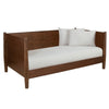 Ian Midcentury Modern Twin Daybed | Mahogany Wood | Walnut Brown