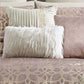Eve 10 Piece Queen Size Poly Velvet Comforter Set Foil Pattern Blush Pink By Casagear Home BM283877