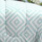 Elia 8 Piece Polyester Full Comforter Set Tropical Design Green White By Casagear Home BM283883