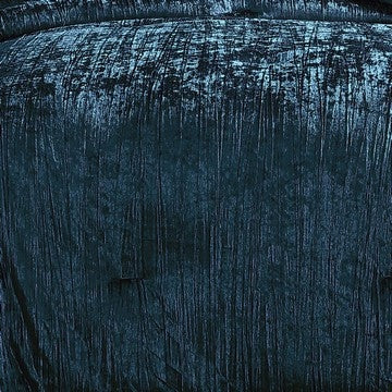 Jay 2 Piece Twin Comforter Set Polyester Velvet Deluxe Texture Blue By Casagear Home BM283888