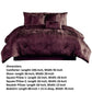 Jay 7 Piece King Comforter Set Purple Polyester Velvet Deluxe Texture By Casagear Home BM283903