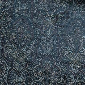 Clover 7 Piece Soft Polyester King Comforter Set Jacquard Pattern Teal By Casagear Home BM283916