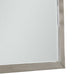 Bran 36 x 36 Modern Square Dresser Mirror Pine Wood Light Brown By Casagear Home BM284304