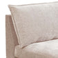 Rio 33 Inch Modular Armless Sofa Chair Lumbar Cushion Blush Pink By Casagear Home BM284323