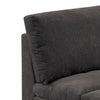 Luna 35 Inch Modular Armless Chair 3 Layer Plush Cushion Seat Dark Gray By Casagear Home BM284332
