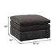 Luna 33 Inch Modular Ottoman Three Layer Plush Cushioned Seat Dark Gray By Casagear Home BM284333