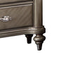 Ada 28 Inch Classic Rustic 2 Drawer Nightstand Chevron Design Brown By Casagear Home BM284353