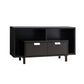 Jett 47 Inch TV Entertainment Console, 2 Drawers, 2 Shelves, U Legs, Brown By Casagear Home