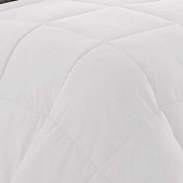 Beth Reversible Microfiber Queen Comforter Squared Stitching White Gray By Casagear Home BM284437