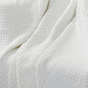 Nyx Queen Size Ultra Soft Cotton Thermal Blanket Textured Feel White By Casagear Home BM284456