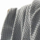Nyx King Size Ultra Soft Cotton Thermal Blanket Textured Charcoal Gray By Casagear Home BM284458
