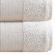 Indy Modern 6 Piece Cotton Towel Set Softly Textured Design Crisp White By Casagear Home BM284476