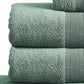 Indy Modern 6 Piece Cotton Towel Set Softly Textured Design Turquoise By Casagear Home BM284478
