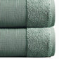 Indy Modern 6 Piece Cotton Towel Set Softly Textured Design Turquoise By Casagear Home BM284478
