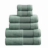 Indy Towel Set | 6 Piece | Cotton | Textured Design | Turquoise