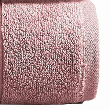 Indy Modern 6 Piece Cotton Towel Set Softly Textured Design Silky Pink By Casagear Home BM284481
