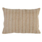 14 x 20 Lumbar Accent Throw Pillow, Basket Jute Handwoven Pattern, Beige By Casagear Home