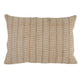 Jute Throw Pillow | 14 x 20 | Basket Weave | Beige